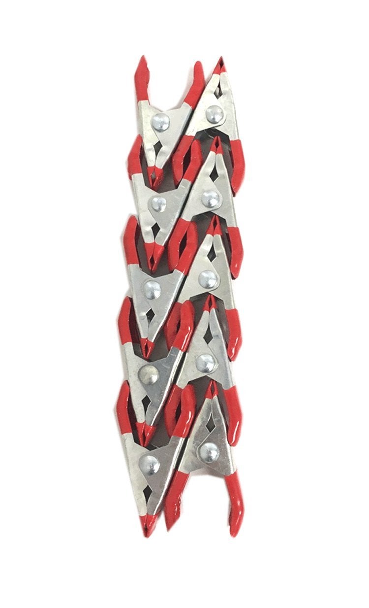 UI PRO TOOLS 2" Inch Mini Clips Metal Spring Clamps (10PC) - Image 1
